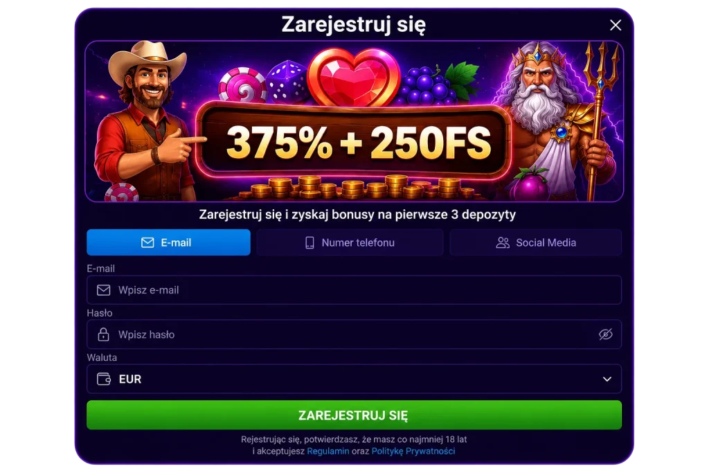 bonusy kasyno
