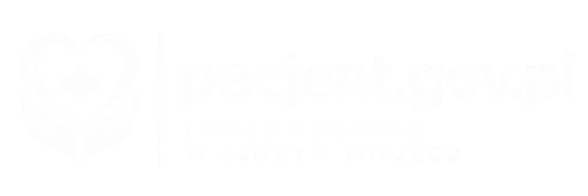 Logo pacjent.gov.pl z symbolem zdrowia