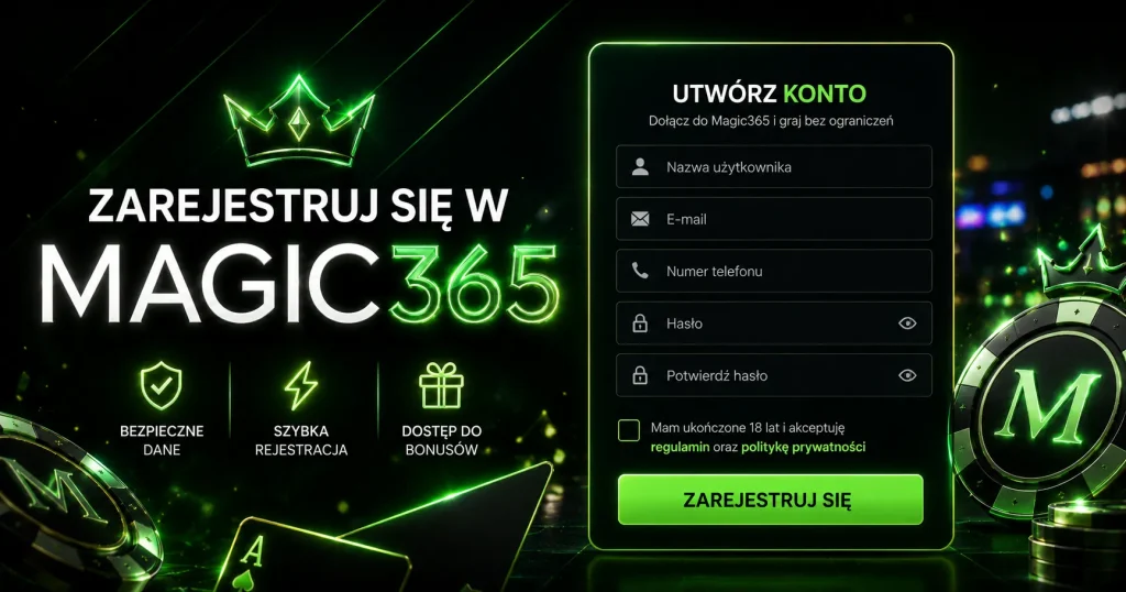 Zarejestruj się w Magic365